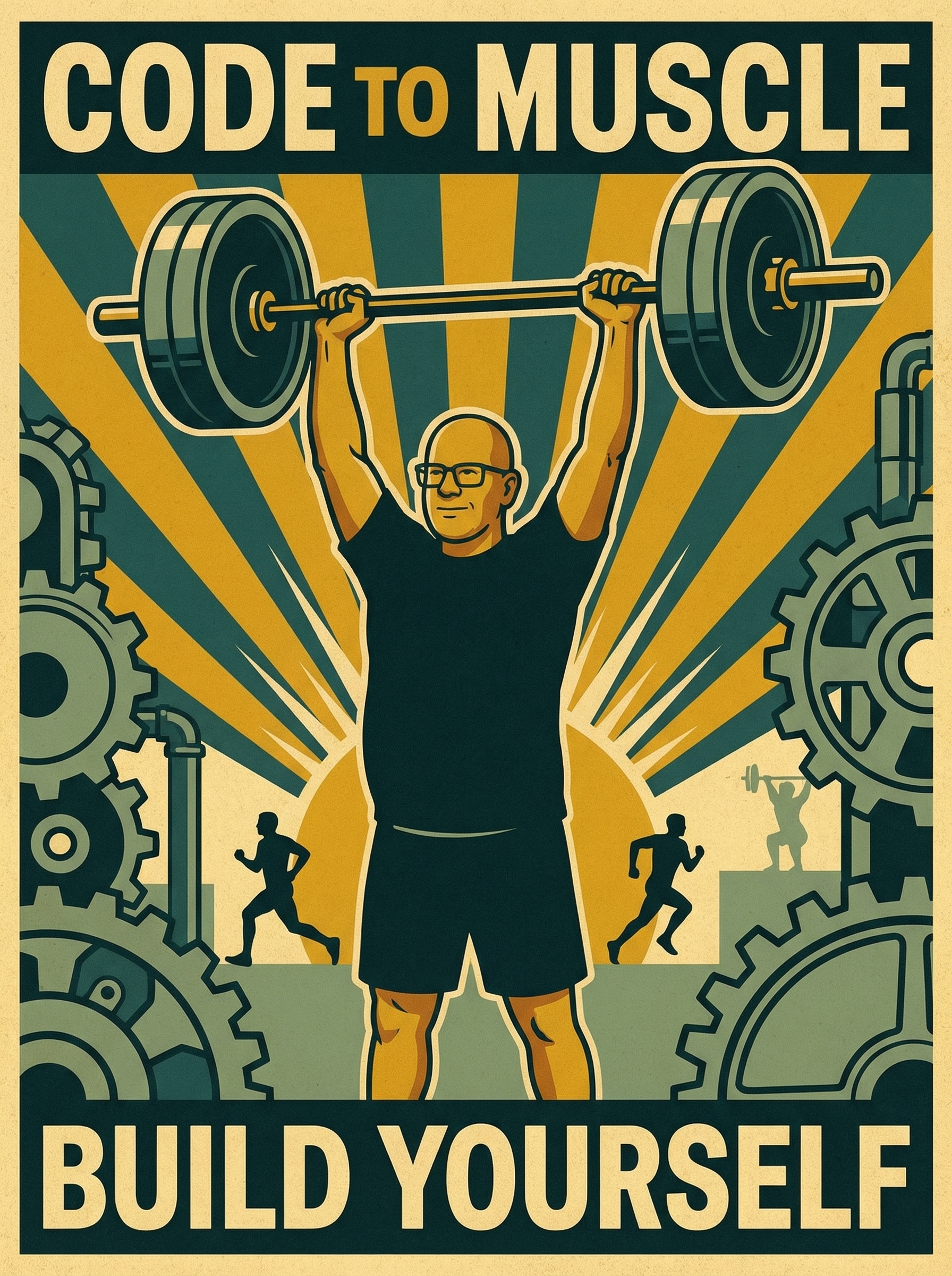 Code to Muscle propaganda poster